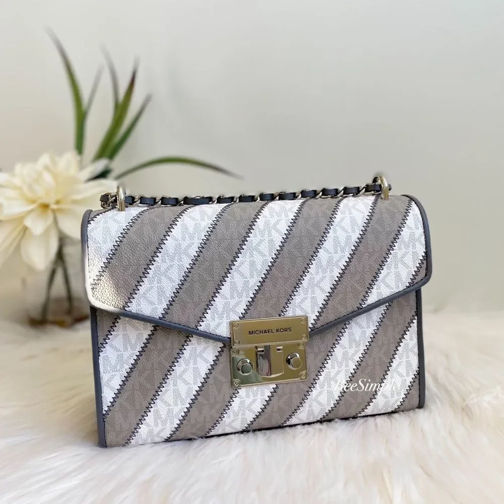 NWT Michael‎ Kors Rose Medium Shoulder Flap Chain bag